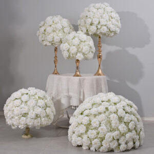 High-quality wedding banquet restaurants use rayon floral balls; graduation ceremonies use durable fabric for Father's Day decorations.