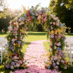 Wholesale Artificial Wedding Flowers | Yongnuo Flower - Custom Floral Arrangement Supplier Professional wholesale supplier of handmade artificial flower wall, wedding ceiling floral arrangement, table centerpieces & floral wreaths. Custom wedding event artificial flowers, bulk discount, worldwide shipping available. Contact us for catalog & quotation.