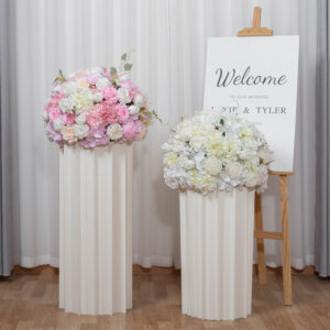 High-quality artificial fabric roses (white, pink, red, orange) 50cm romantic wedding decoration - no electricity required