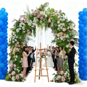 Wholesale Artificial Wedding Flowers | Yongnuo Flower - Custom Floral Arrangement Supplier Professional wholesale supplier of handmade artificial flower wall, wedding ceiling floral arrangement, table centerpieces & floral wreaths. Custom wedding event artificial flowers, bulk discount, worldwide shipping available. Contact us for catalog & quotation.