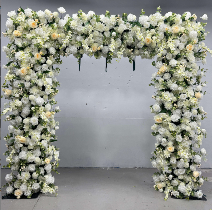 Custom Square Metal Arch Frame Wedding Backdrop Stand Square Arch for Wedding Party Stage Decoration Photographic Background 8 Wholesale Artificial Wedding Flowers | Yongnuo Flower - Custom Floral Arrangement Supplier Professional wholesale supplier of handmade artificial flower wall, wedding ceiling floral arrangement, table centerpieces & floral wreaths. Custom wedding event artificial flowers, bulk discount, worldwide shipping available. Contact us for catalog & quotation.