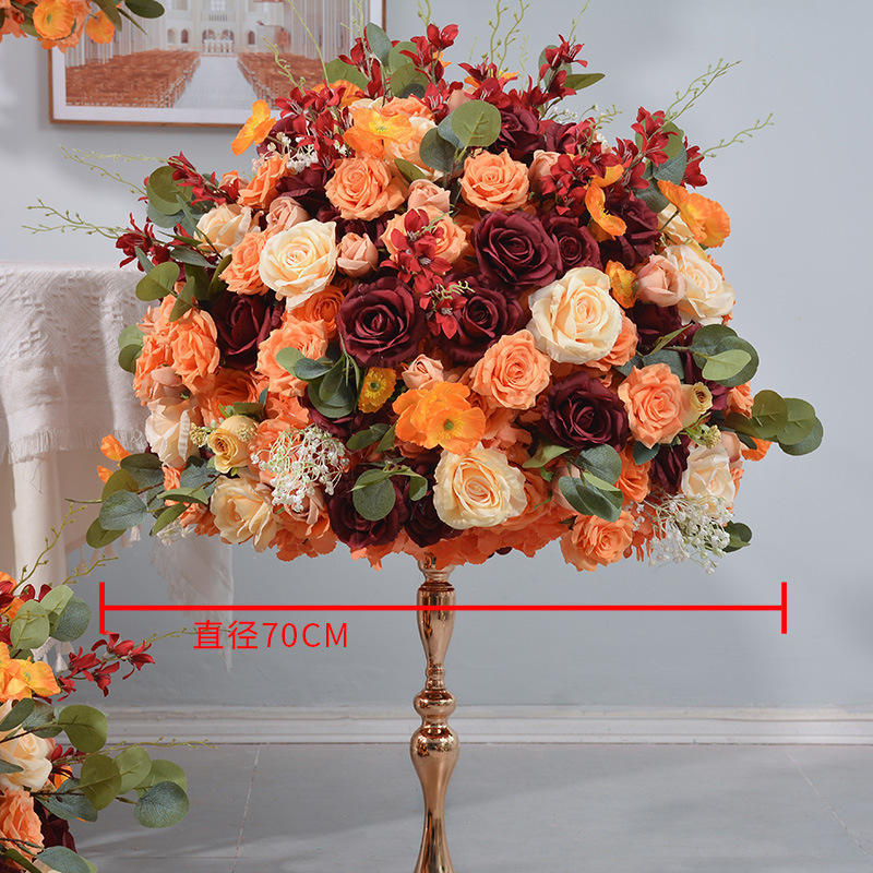 Wholesale Customized Wedding Event Decorative Table Centerpieces Artificial Silk Flower Ball 6 Wholesale Artificial Wedding Flowers | Yongnuo Flower - Custom Floral Arrangement Supplier Professional wholesale supplier of handmade artificial flower wall, wedding ceiling floral arrangement, table centerpieces & floral wreaths. Custom wedding event artificial flowers, bulk discount, worldwide shipping available. Contact us for catalog & quotation.