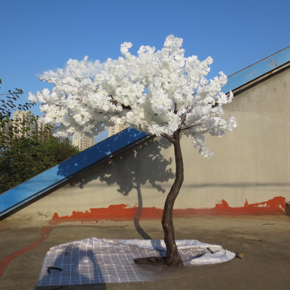 Wedding Event Backdrop Outdoor Artificial White Cherry Blossom Sakura Tree Centerpiece Decoration for Indoor Decorative 5 Wholesale Artificial Wedding Flowers | Yongnuo Flower - Custom Floral Arrangement Supplier Professional wholesale supplier of handmade artificial flower wall, wedding ceiling floral arrangement, table centerpieces & floral wreaths. Custom wedding event artificial flowers, bulk discount, worldwide shipping available. Contact us for catalog & quotation.