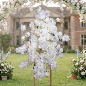 High Quality Artificial Silk Cloth Flower Runner Romantic Style for Weddings Graduations Father's Mother's Day OEM