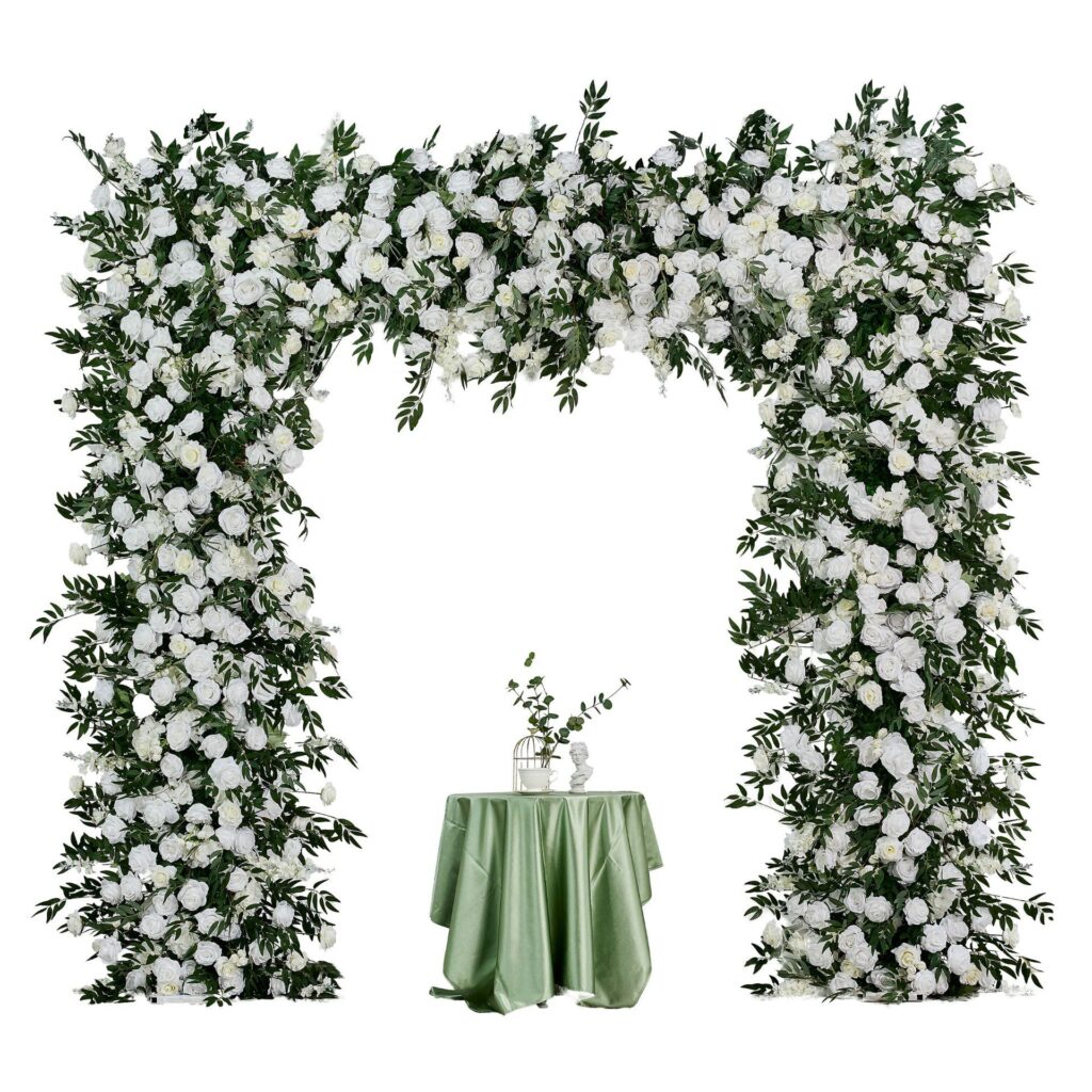 New 2.4*2.4 m Square Arch Floral Decorative Flower for Wedding Stages Outdoor Events and Parties 6 Wholesale Artificial Wedding Flowers | Yongnuo Flower - Custom Floral Arrangement Supplier Professional wholesale supplier of handmade artificial flower wall, wedding ceiling floral arrangement, table centerpieces & floral wreaths. Custom wedding event artificial flowers, bulk discount, worldwide shipping available. Contact us for catalog & quotation.