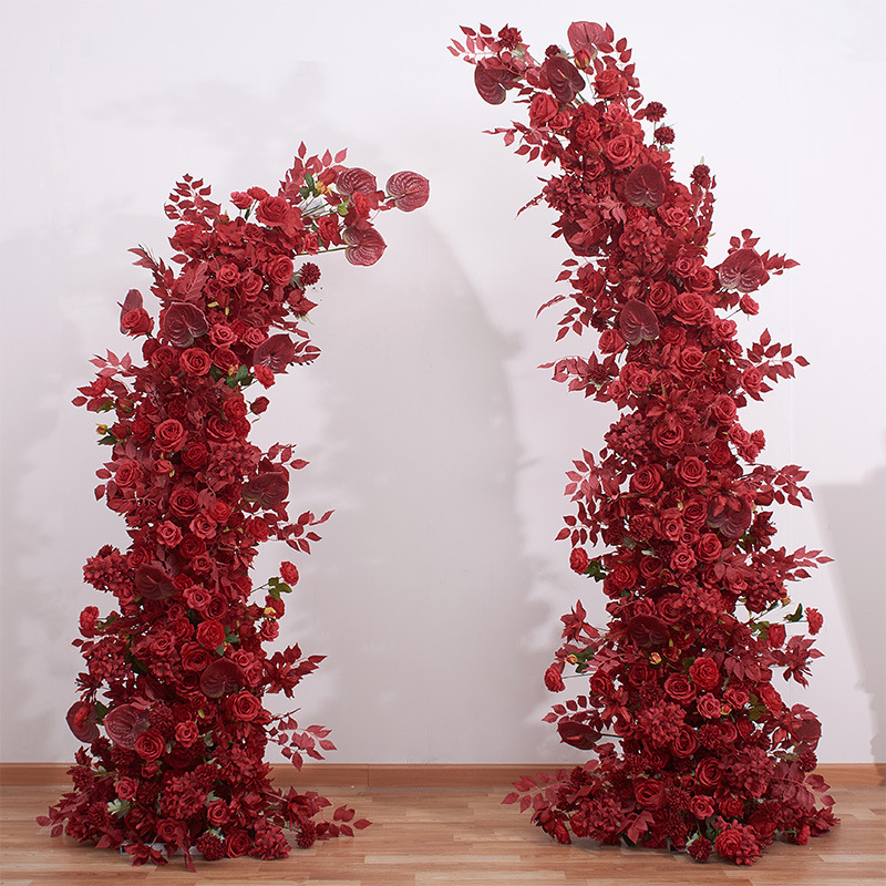 Wedding Rose Horn Flower Arch Backdrop Wedding Arch Flower Arrangement Artificial Silk Flower Arch Decoration 6 Wholesale Artificial Wedding Flowers | Yongnuo Flower - Custom Floral Arrangement Supplier Professional wholesale supplier of handmade artificial flower wall, wedding ceiling floral arrangement, table centerpieces & floral wreaths. Custom wedding event artificial flowers, bulk discount, worldwide shipping available. Contact us for catalog & quotation.