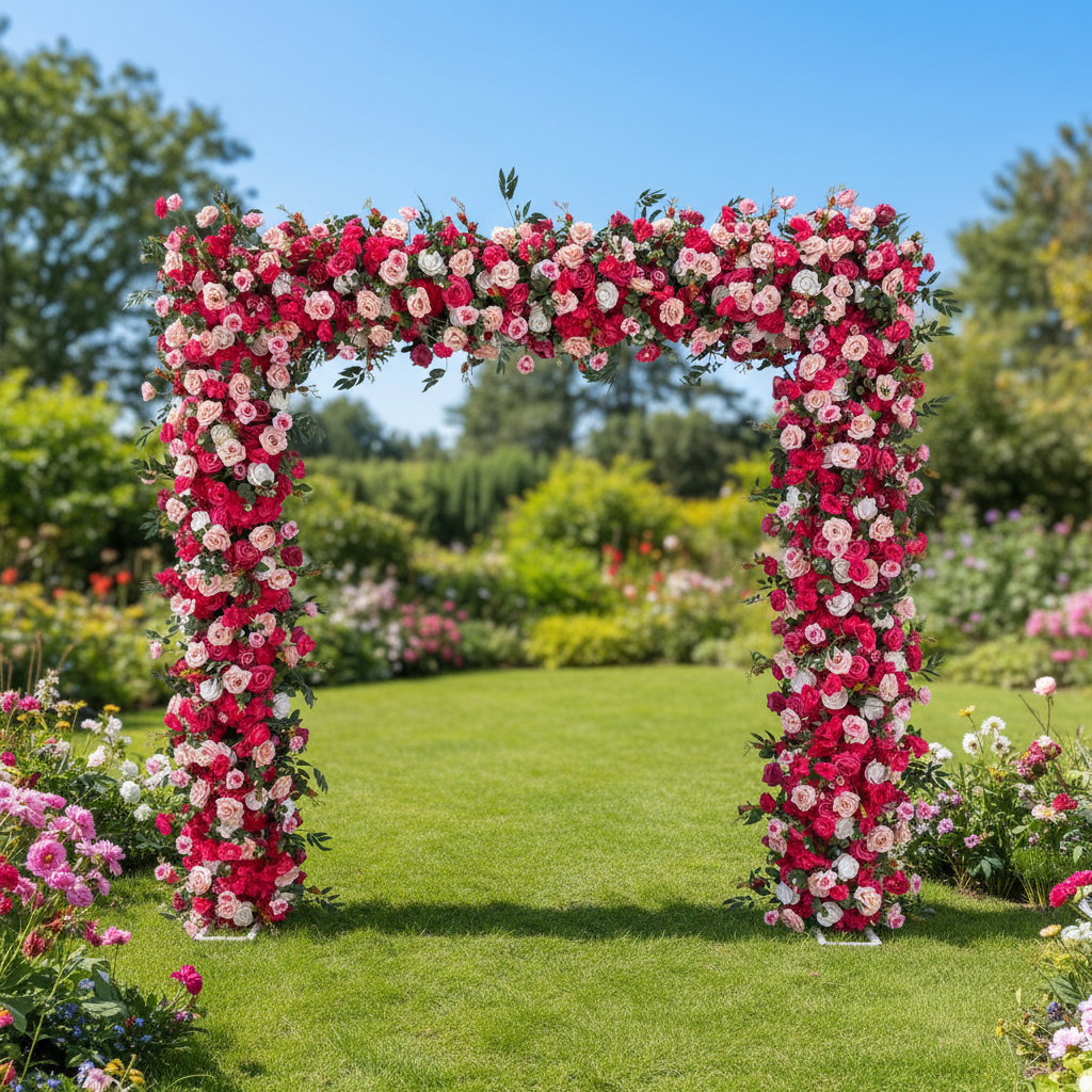 New Silk Art Arch Decoration Artificial Flowers Wedding Stage Background Arrangement Over Removable Durable 6 Wholesale Artificial Wedding Flowers | Yongnuo Flower - Custom Floral Arrangement Supplier Professional wholesale supplier of handmade artificial flower wall, wedding ceiling floral arrangement, table centerpieces & floral wreaths. Custom wedding event artificial flowers, bulk discount, worldwide shipping available. Contact us for catalog & quotation.