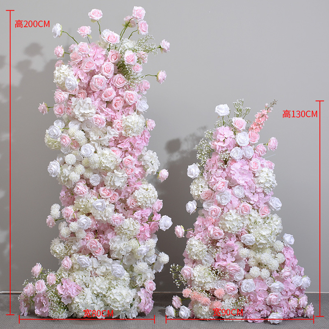Wedding Party Decoration Backdrop Pink Artificial Flower Arch Arrangement for Elegant Events 6 Wholesale Artificial Wedding Flowers | Yongnuo Flower - Custom Floral Arrangement Supplier Professional wholesale supplier of handmade artificial flower wall, wedding ceiling floral arrangement, table centerpieces & floral wreaths. Custom wedding event artificial flowers, bulk discount, worldwide shipping available. Contact us for catalog & quotation.